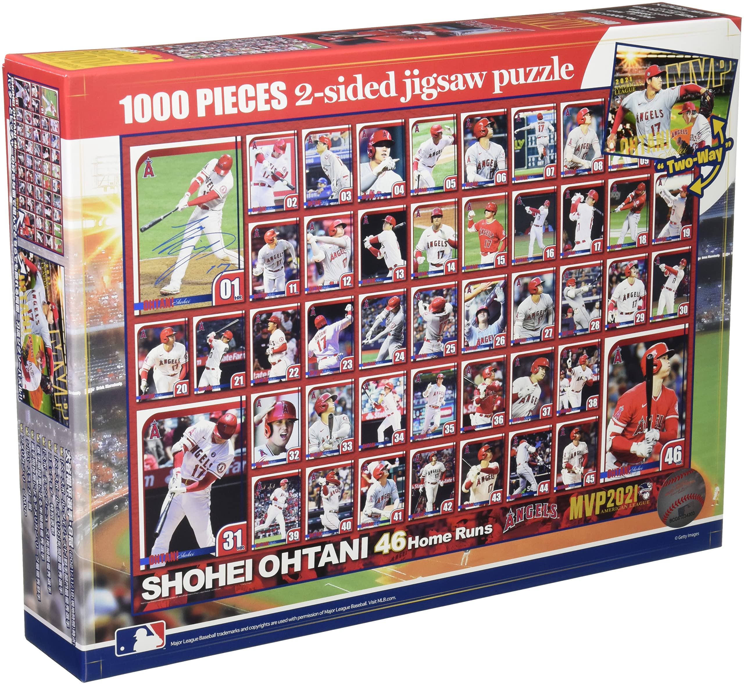ENSKY Ens-1000T-316 Jigsaw Puzzle 2021 Al Mvp Shohei Ohtani 1000 Pieces