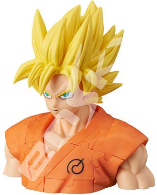 Ensky Km-75 3D Jigsaw Puzzle Dragon Ball Super Saiyan Son Goku Dragon Ball  Puzzle