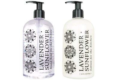 Greenwich Bay Trading Company Kitchen Collection: Lavender Sunflower (Hand Soap & Lotion)