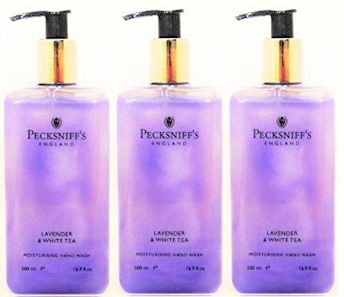 Pecksniff's Lavender & White Tea Hand Wash 16.9 Fl Oz set of 3