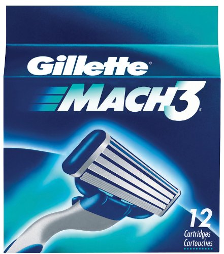 Gillette MACH3 Refill Cartridges-12 ct, 2 pk