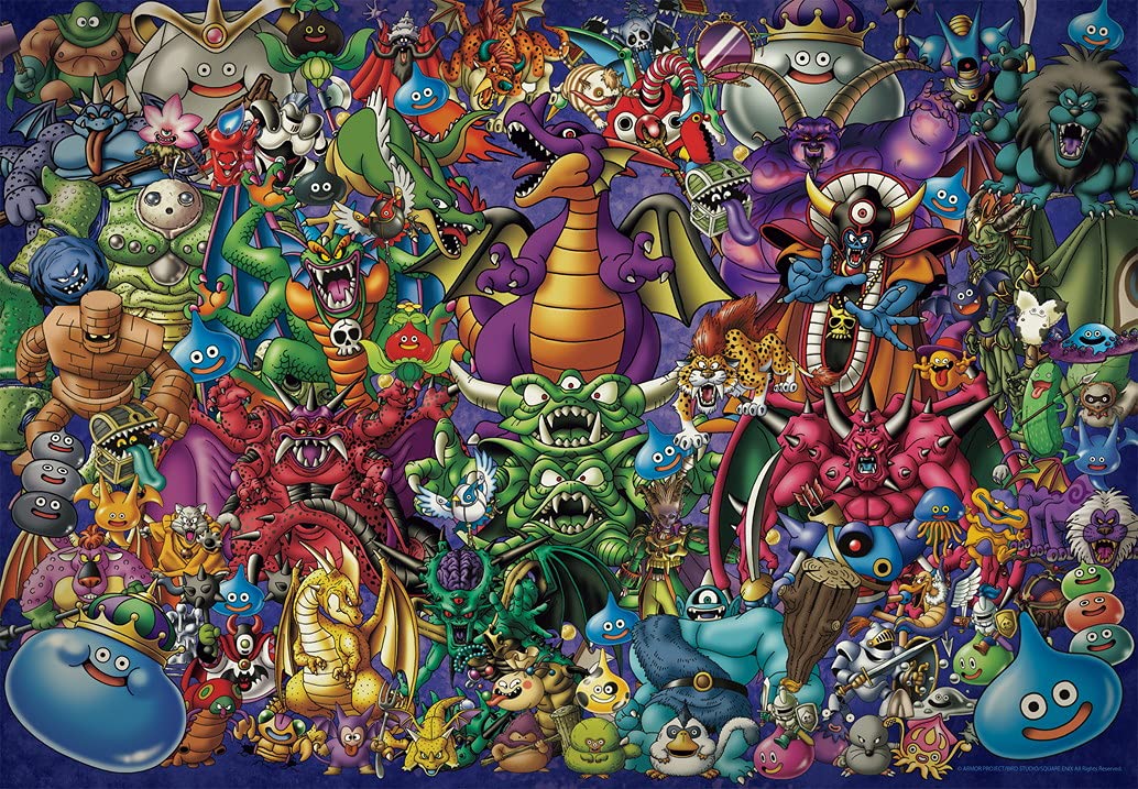 Ensky Dragon Quest 35th Anniv 1000Pc Jigsaw Puzzle Monster Collection EP4507