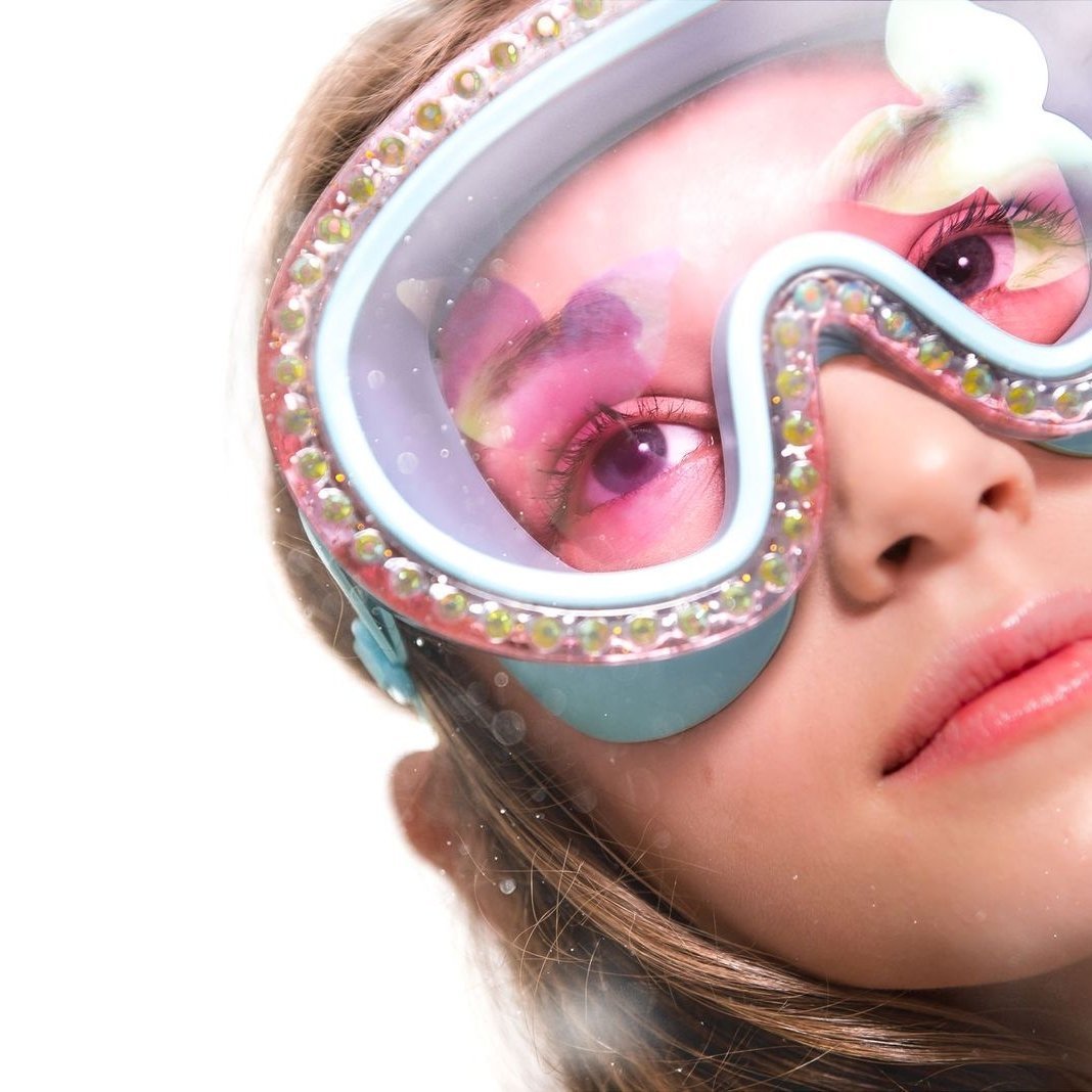 Blue Sea Mermaid Swim Goggles