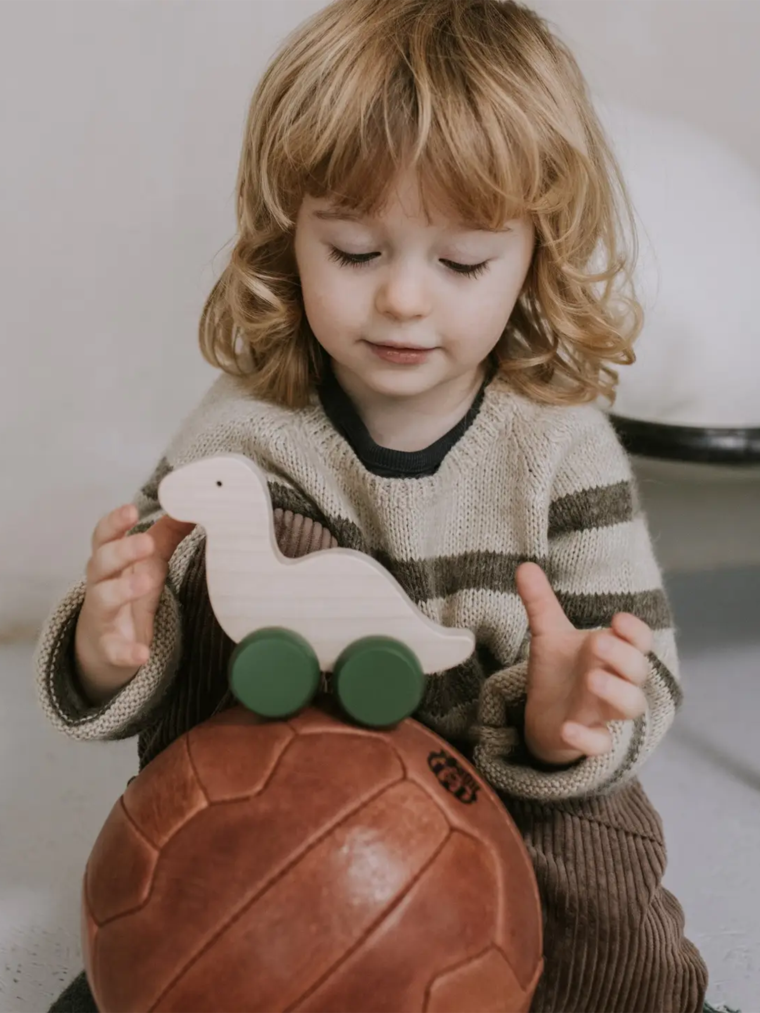 Nessy Wooden Push Toy