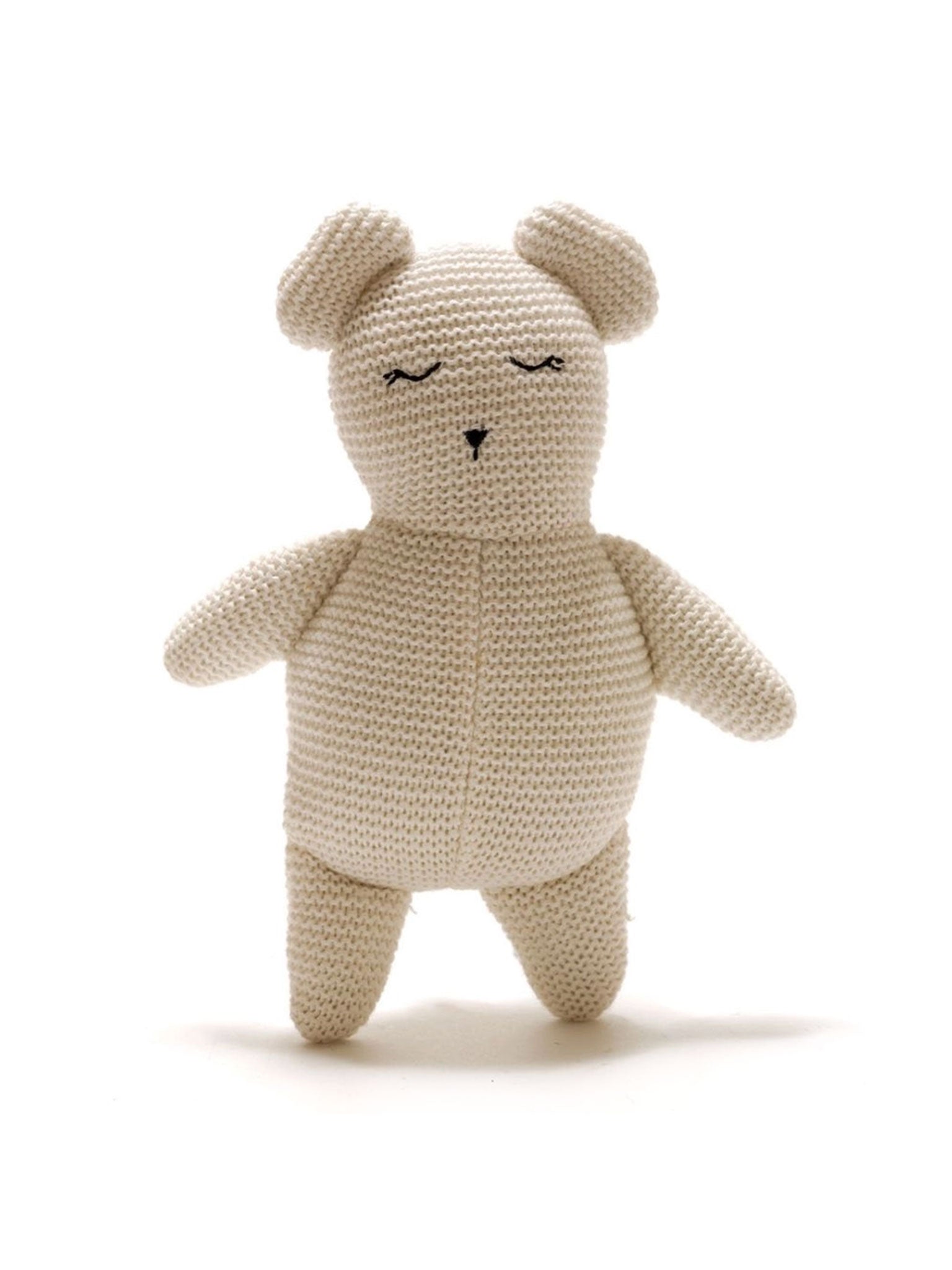Organic Cotton Knitted Teddy Bear