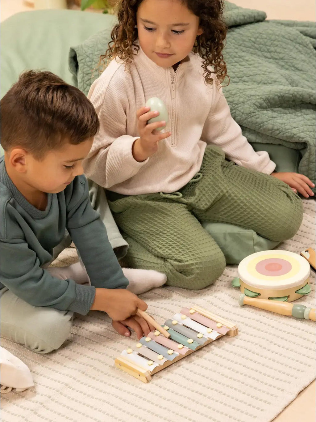 Wooden Musical Instruments Playset