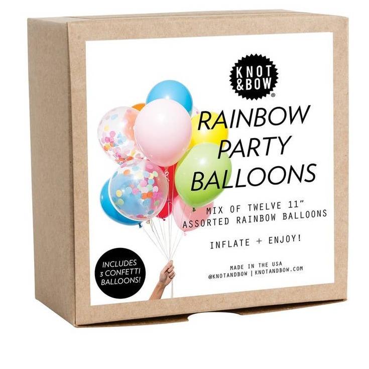 Knot & Bow Rainbow Party Balloons